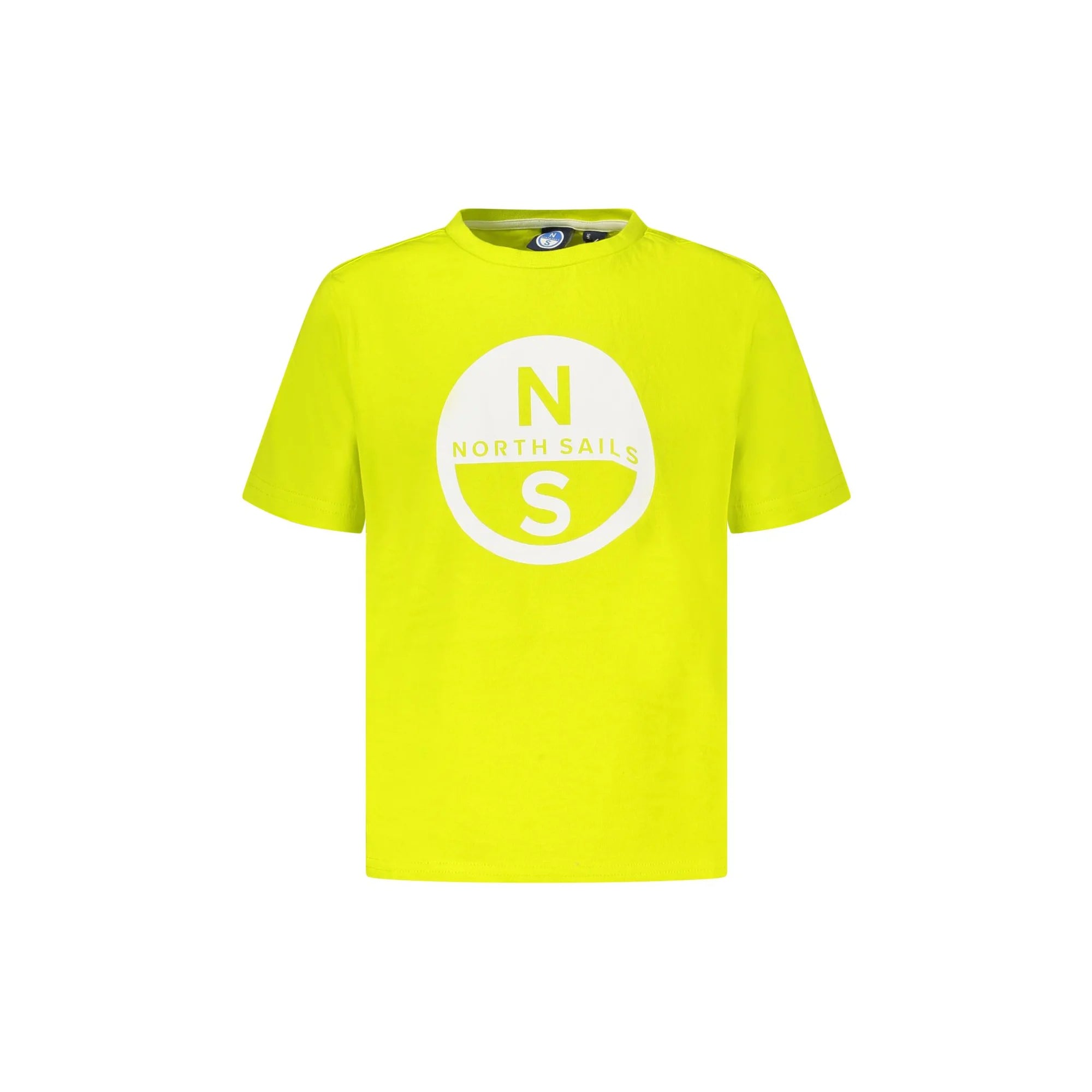 North Sails T-Shirt Maniche Corte Bambino Gialla Stampa Logo Giallo - foto prodotto